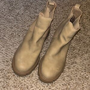 Madden Girl Tan Ankle Booties